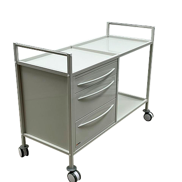 Тrolley with 2 shelves and 3 drawers