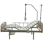 Single-section bed with quick-release backrest