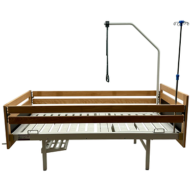 Medical recovery bed two-section