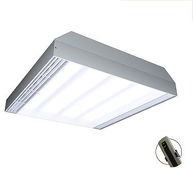 Bactericidal air recirculator with 6 lamps integrated in LED illuminator Bactericidal air recirculator with 6 lamps integrated in LED illuminator