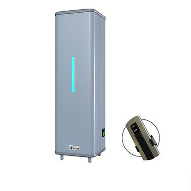 Bactericidal air recirculator with 2 lamps and remote controller Bactericidal air recirculator with 2 lamps and remote controller